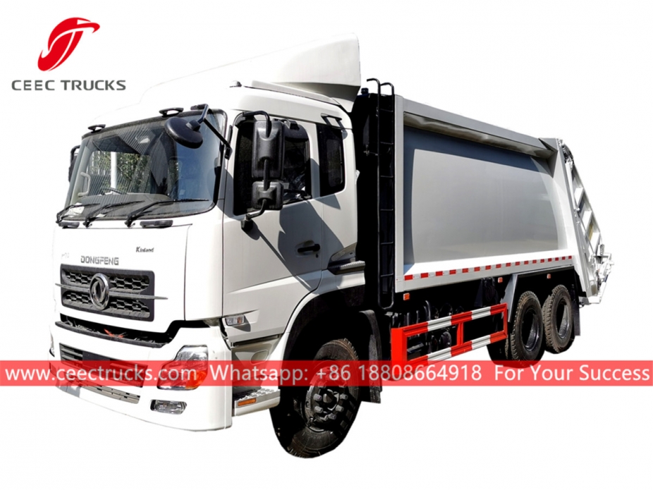 Caminhão compressor de resíduos Dongfeng 6*4 RHD