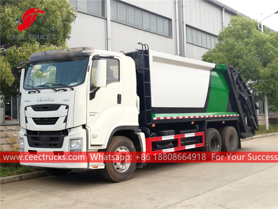 Caminhão compactador de lixo ISUZU GIGA 6*4