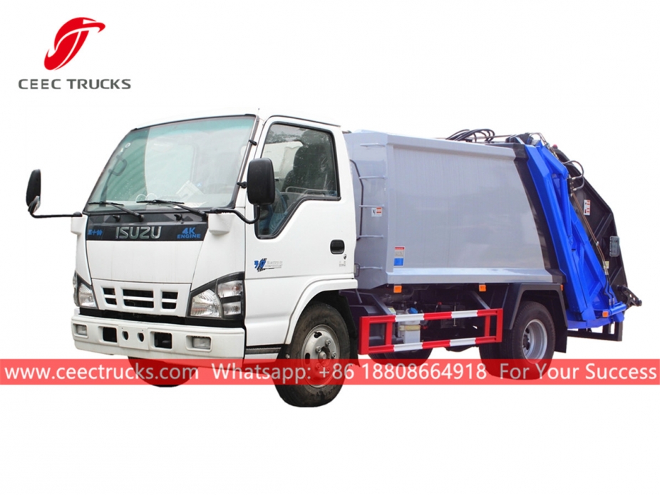 Caminhão de compressão de lixo ISUZU 4*2