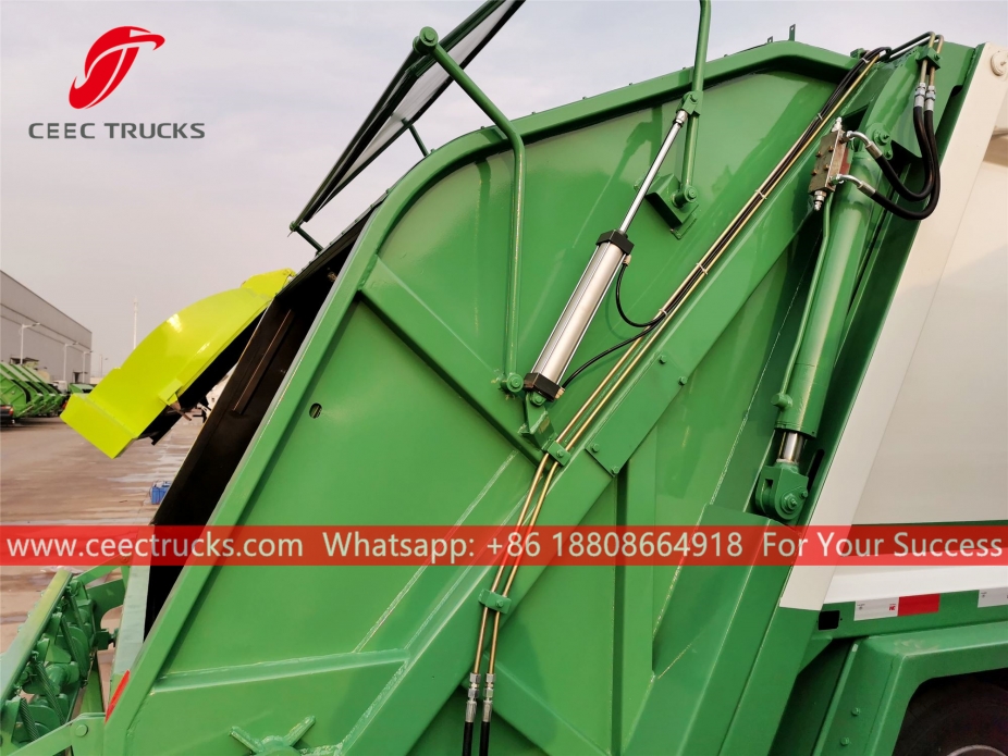 Brand new 8,000 liters compressed waste truck body structure