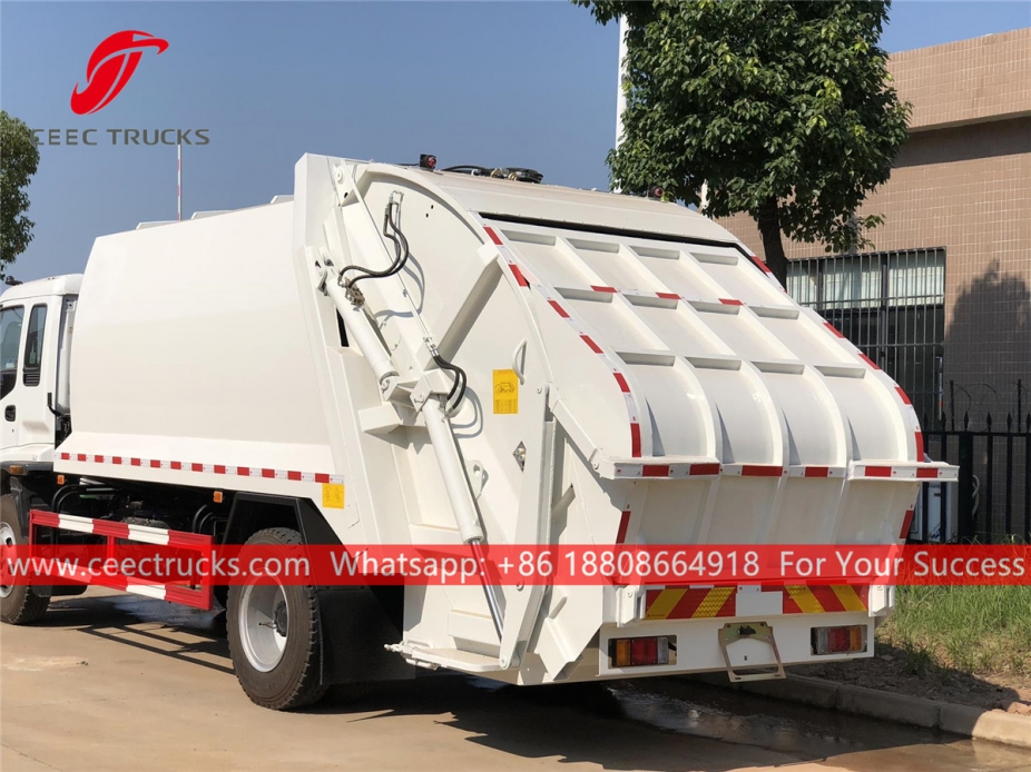 European standard 12,000 liters refuse compactor truck kit