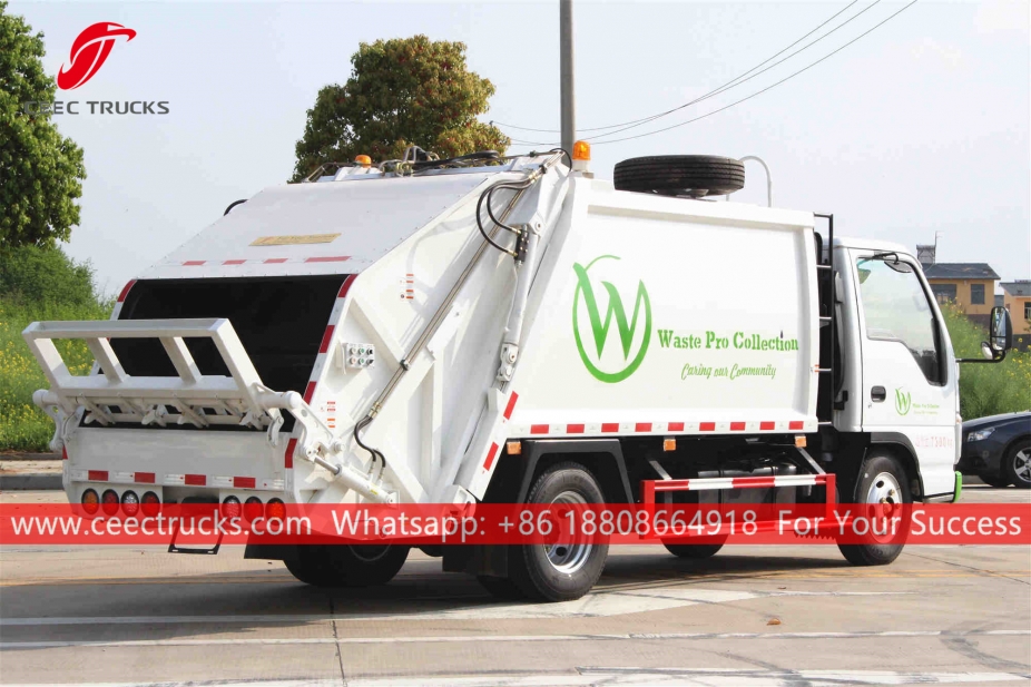 Brand new ISUZU 5CBM Garbage compressor truck for exporting