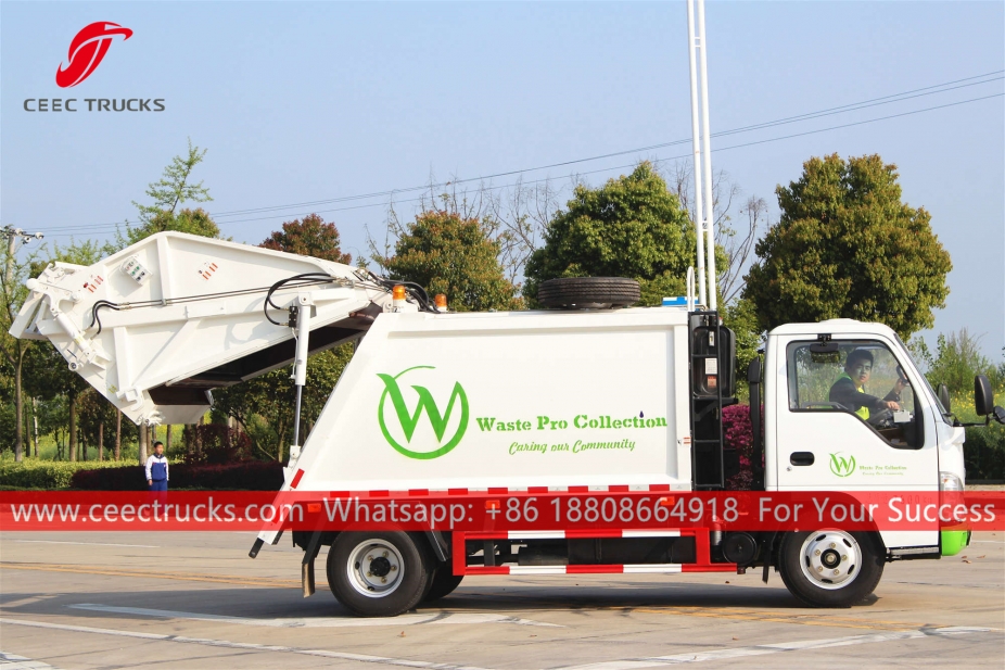 Brand new ISUZU 5CBM Garbage compressor truck for exporting