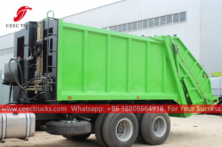 High quality 12,000 liters waste compactor truck body kit