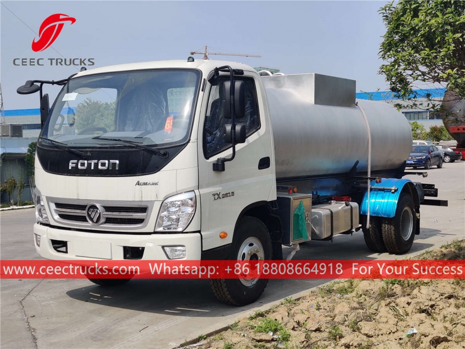 FOTON stainless steel water truck