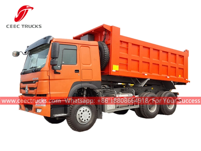 HOWO 10 wheeler 371HP tip-truck