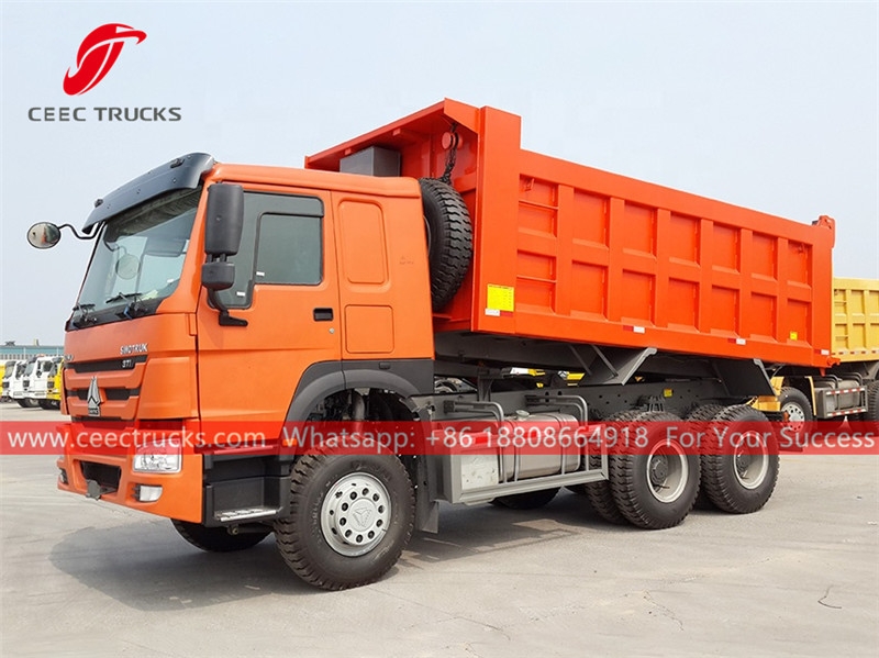 HOWO 10 wheeler 371HP tip-truck