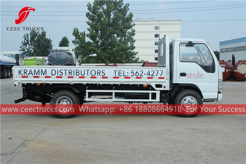 ISUZU 4×2 flat body truck for sale