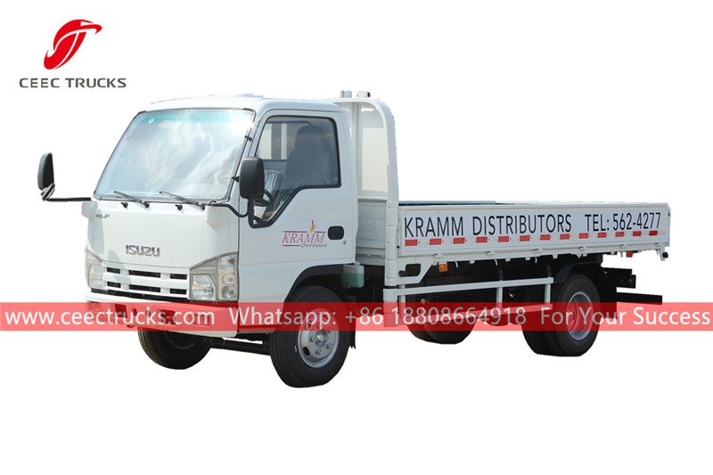 ISUZU 4×2 flat body truck for sale