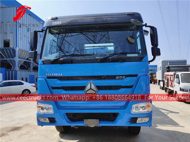 HOWO 266HP RHD swing arm garbage truck