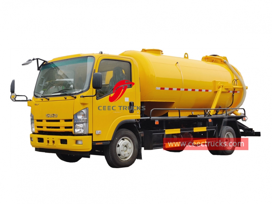 ISUZU 4×2 combination jetting truck