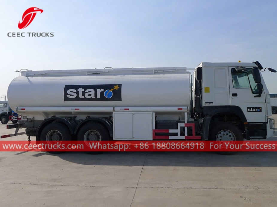 HOWO 6×4 371HP fuel tanker truck