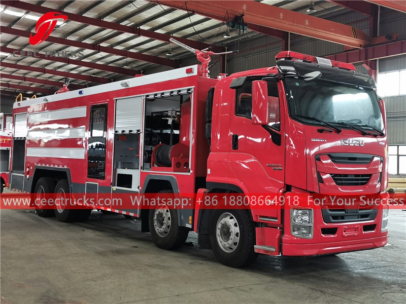 ISUZU GIGA Dry powder Fire fighting truck for sale