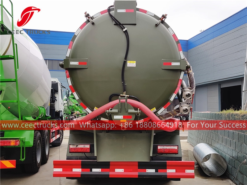 Dongfeng all wheel drive vacuum tanker truck