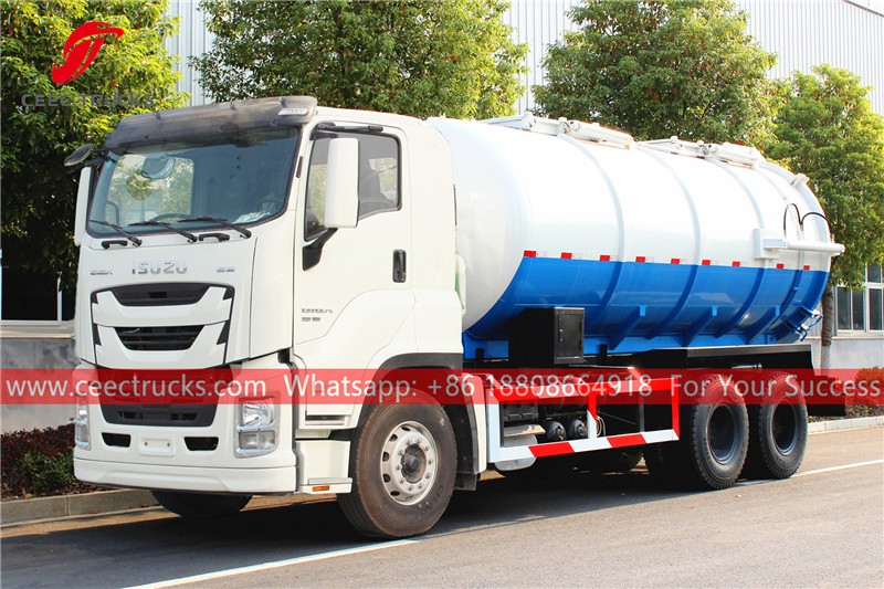 ISUZU GIGA 10 wheeler vacuum suction truck