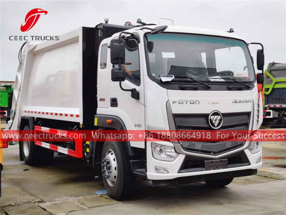 FOTON 6 wheeler garbage compression truck