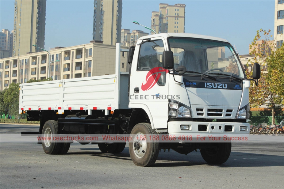 ISUZU 4×4 flat body truck for sale