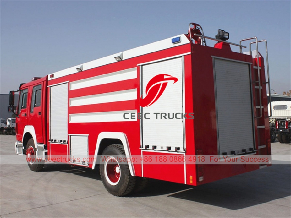 HOWO water tank fire engine