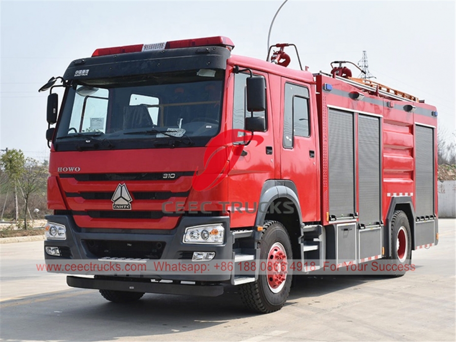 HOWO 4×2 fire truck