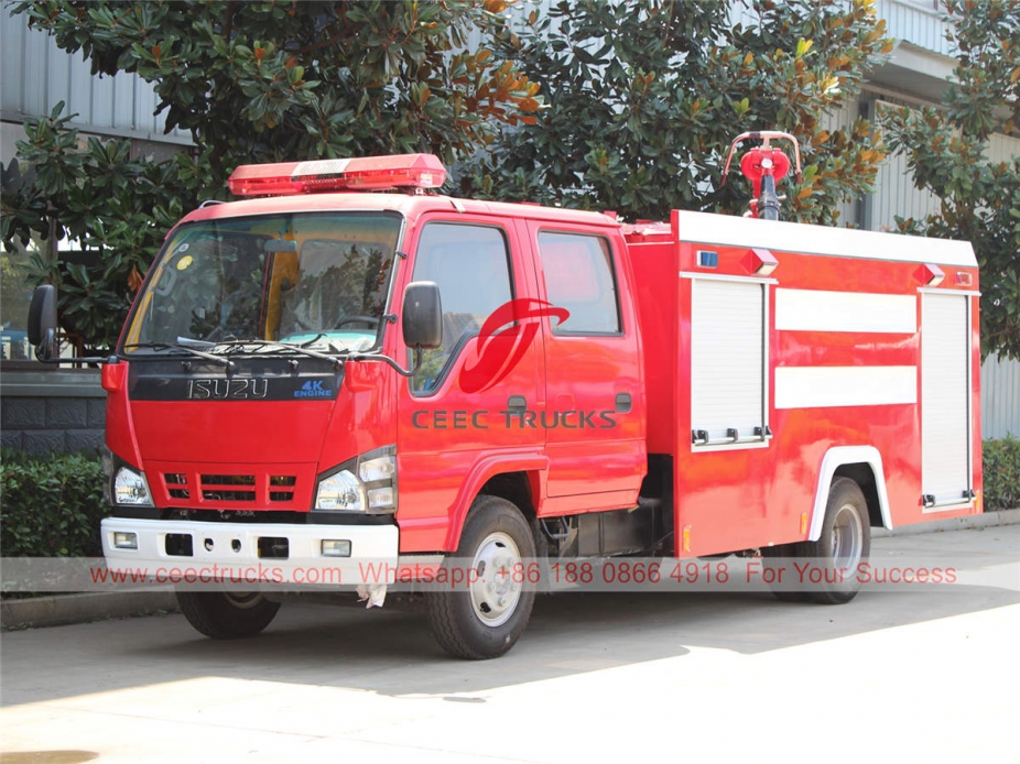 ISUZU 4×2 fire lorry