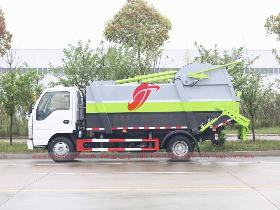 ISUZU 98HP garbage compression truck for sale