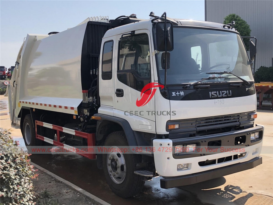 Caminhão de compressão de resíduos ISUZU 12CBM