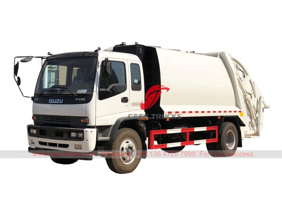 Caminhão de compressão de resíduos ISUZU 12CBM