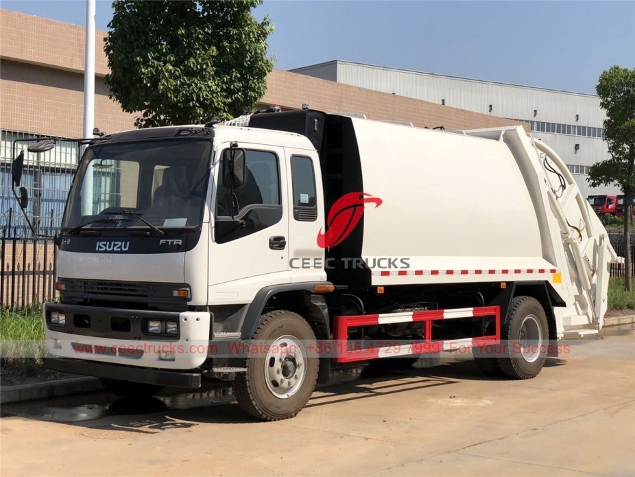 Caminhão de compressão de resíduos ISUZU 12CBM