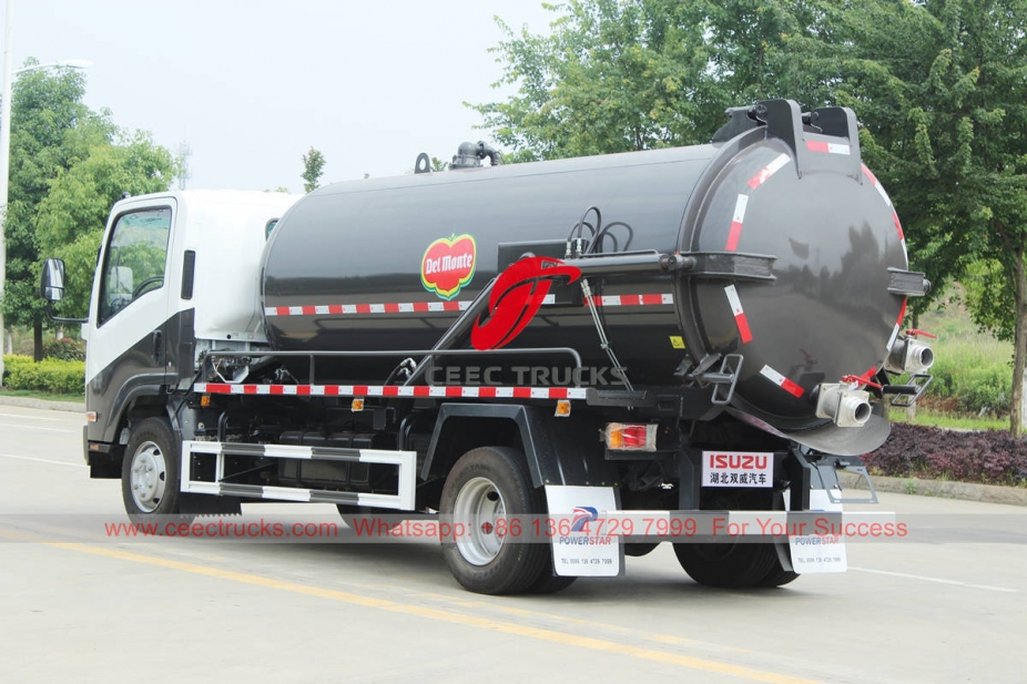 ISUZU 4×2 vacuum truck