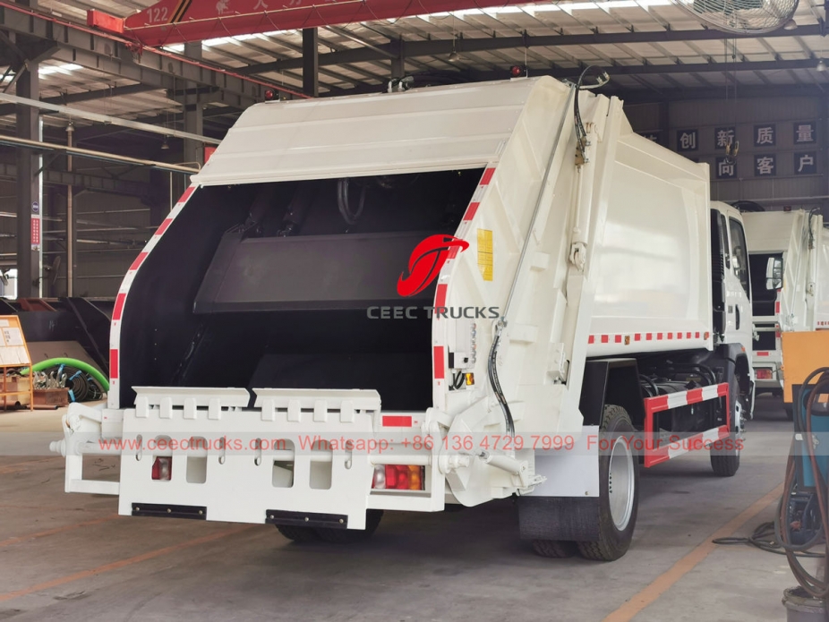 HOWO Rear loader bin truck for sale