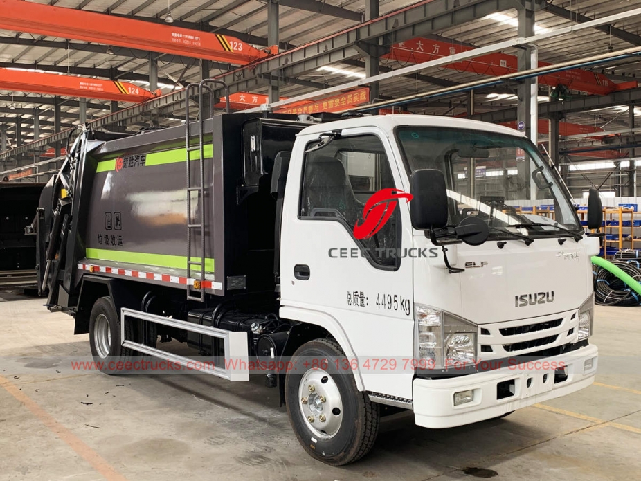 ISUZU ELF garbage compactor for sale