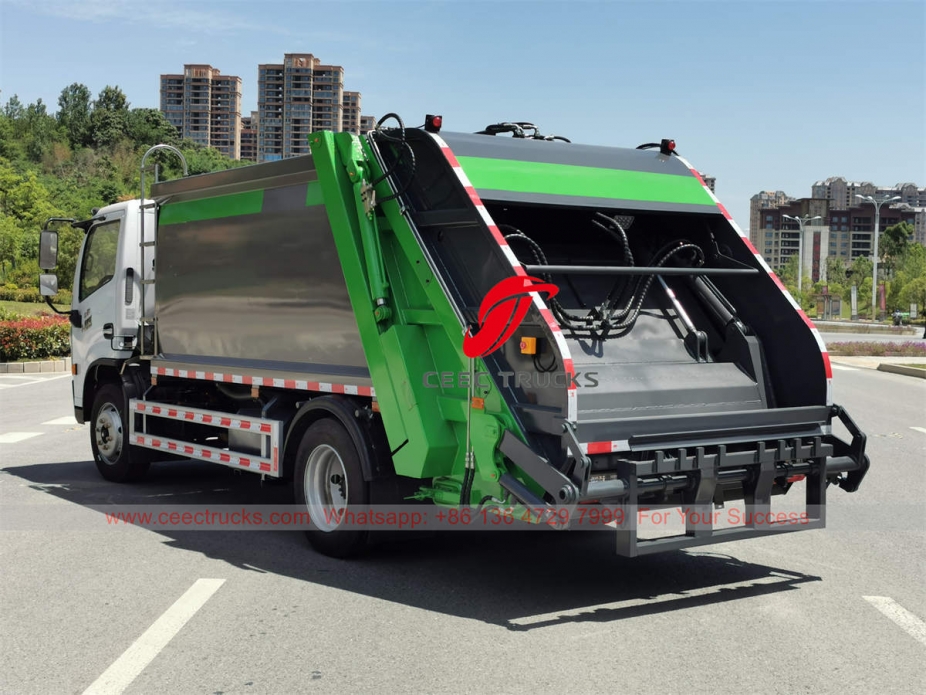 Dongfeng 6 wheels rear loader