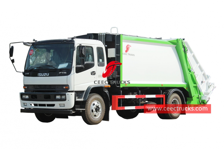 ISUZU FTR back loading bin truck