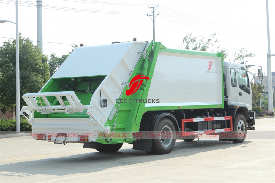 ISUZU FTR back loading bin truck