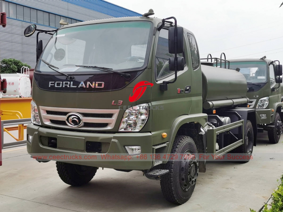 FOTON 4×4 stainless steel water tanker