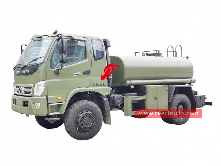 FOTON 4×4 stainless steel water tanker