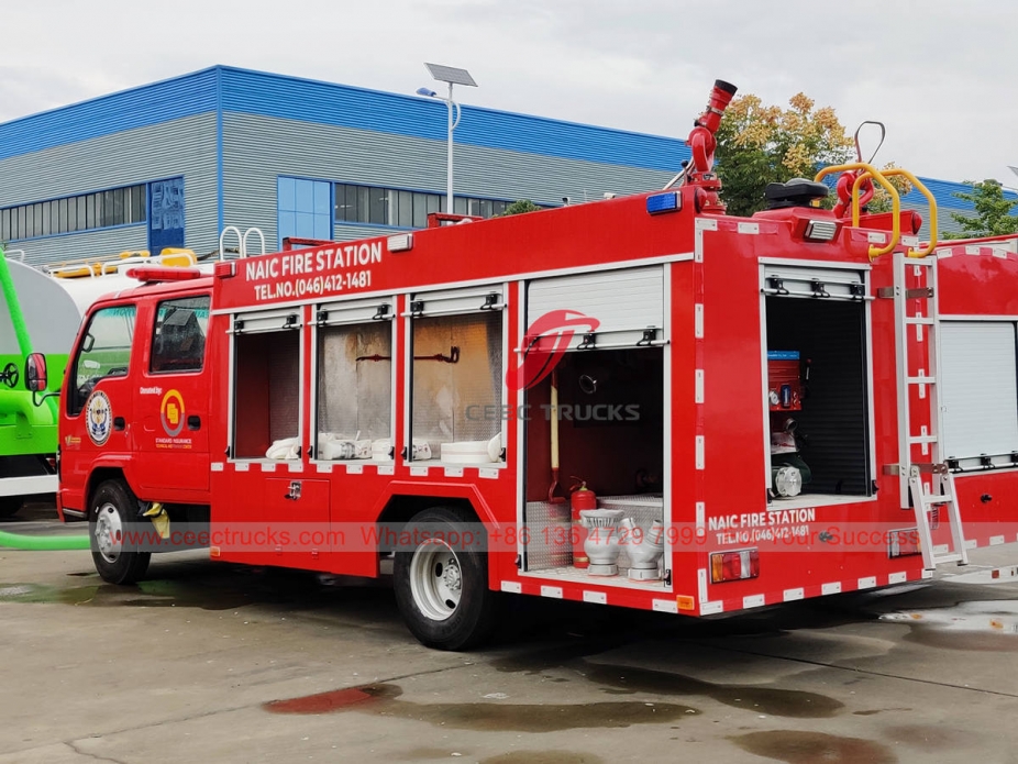 ISUZU 6 wheeler fire truck