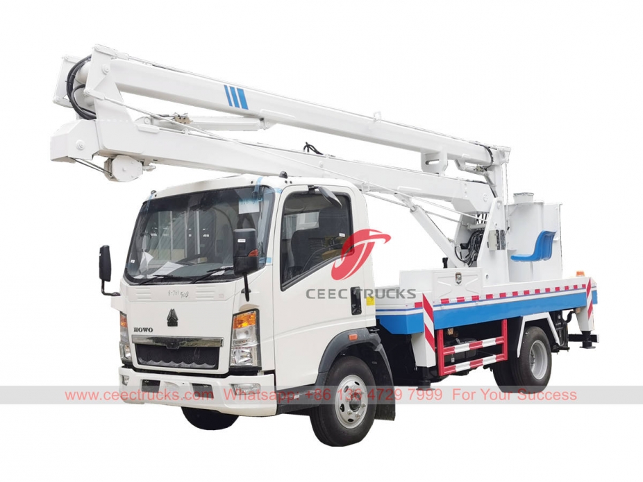 HOWO RHD man lifter truck