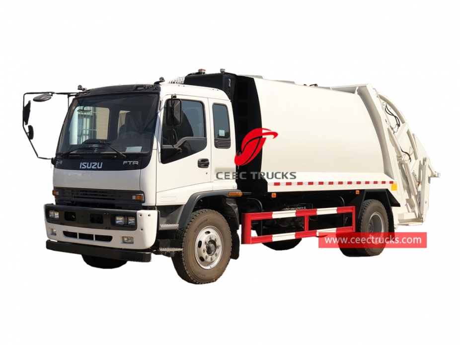 Caminhão de compressão de resíduos ISUZU 12CBM