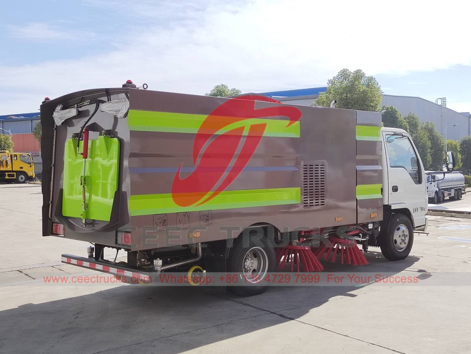 ISUZU 100P road sweeper truck