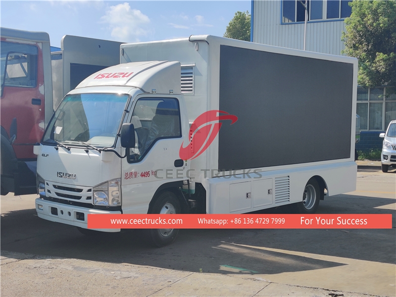 Caminhão móvel da fase da movimentação de ISUZU 100P 4*2