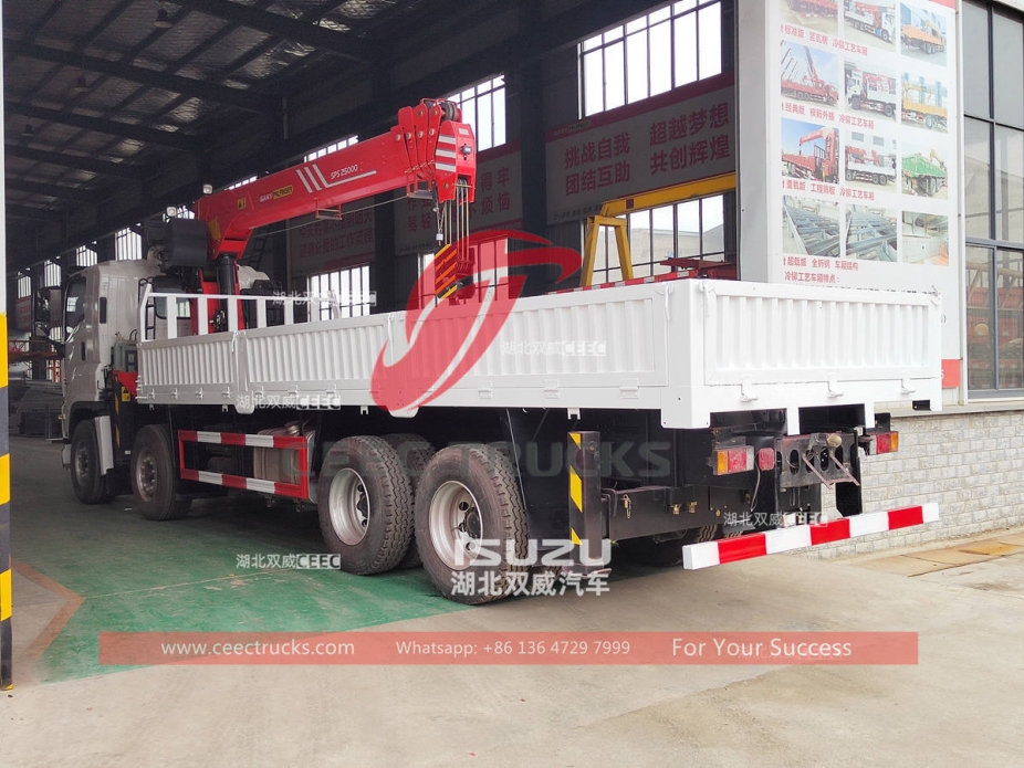 Brand new ISUZU GIGA 12 wheeler crane truck Palfinger SPS25000