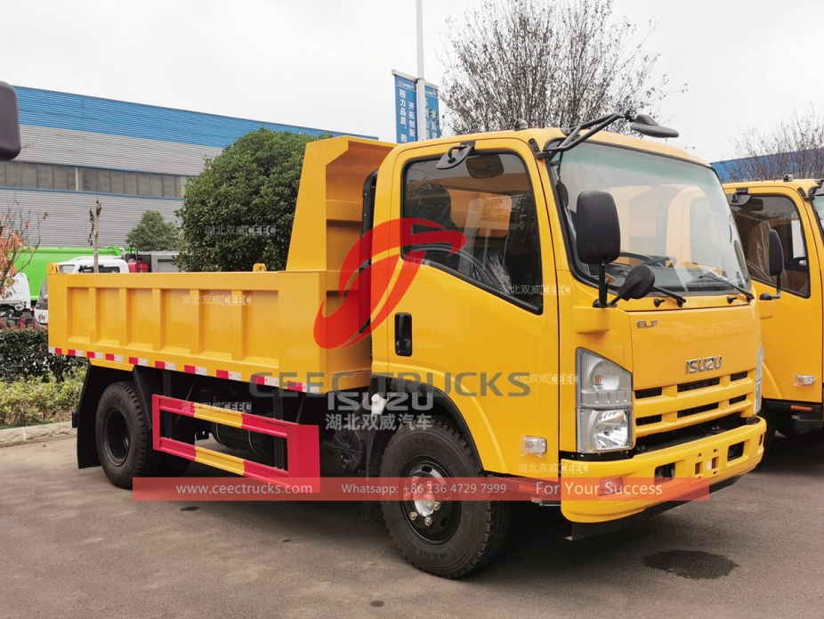 ISUZU 4×2 dump truck with 5 tons payload