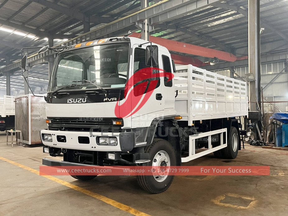 Customized ISUZU FVR all wheel drive troop carrier truck for sale