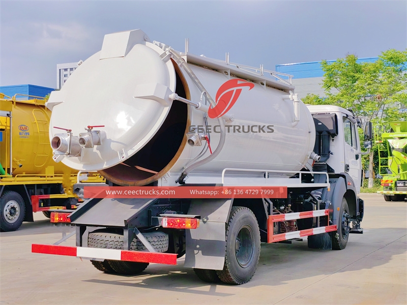 BEIBEN 270hp 14000L Vacuum Sewage Truck with direct factory sale