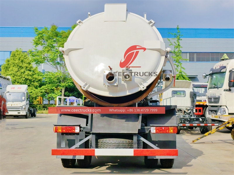 BEIBEN 270hp 14000L Vacuum Sewage Truck with direct factory sale