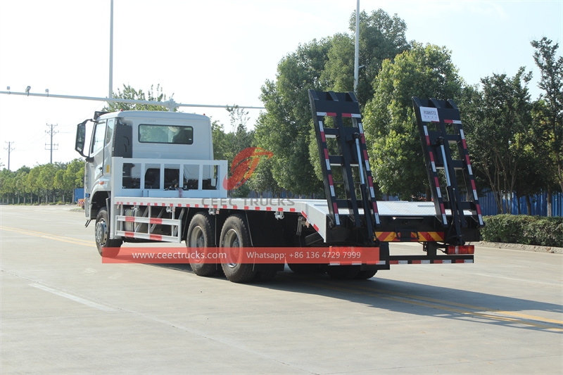 HOWO 400HP flatbed transport truck made in China