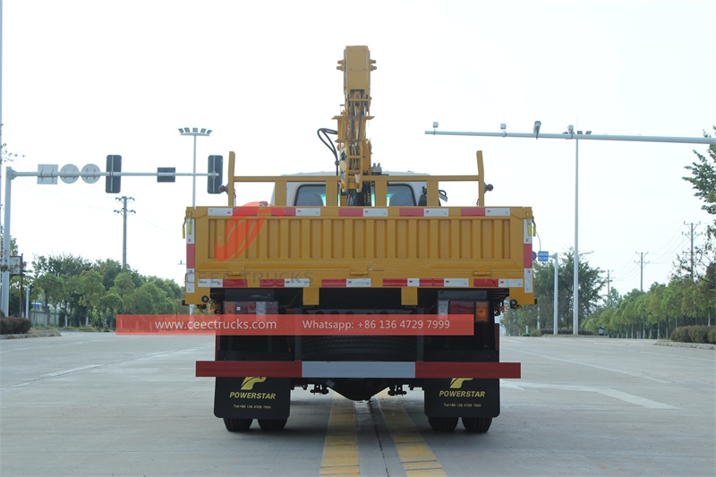 ISUZU NKR 3Tons truck mounted crane trucks with factory direct sale