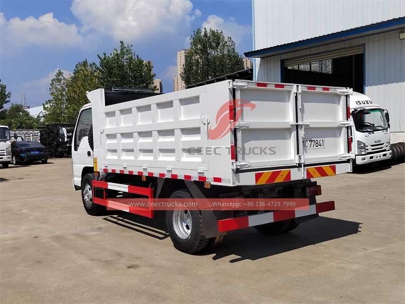 Best price ISUZU 4×2 small tipper truck