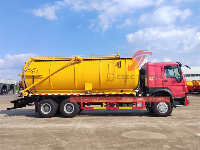 Heavy duty 20m3 Vacuum Sewage Suction trucks with factory direct sale